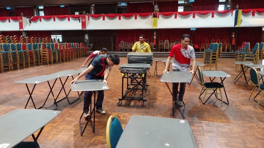 OPERATION OF ARRANGEMENT OF CHAIRS AND TABLES FOR THE FINAL EXAMINATION OF FIRST SEMESTER 2022/2023 SESSION